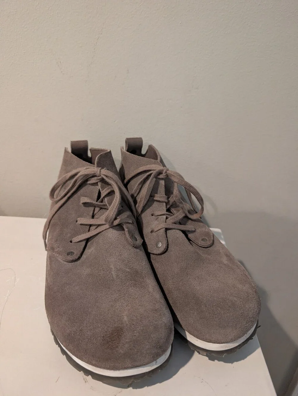 Birkenstock Dundee Suede Lace Up Shoes SiW 42